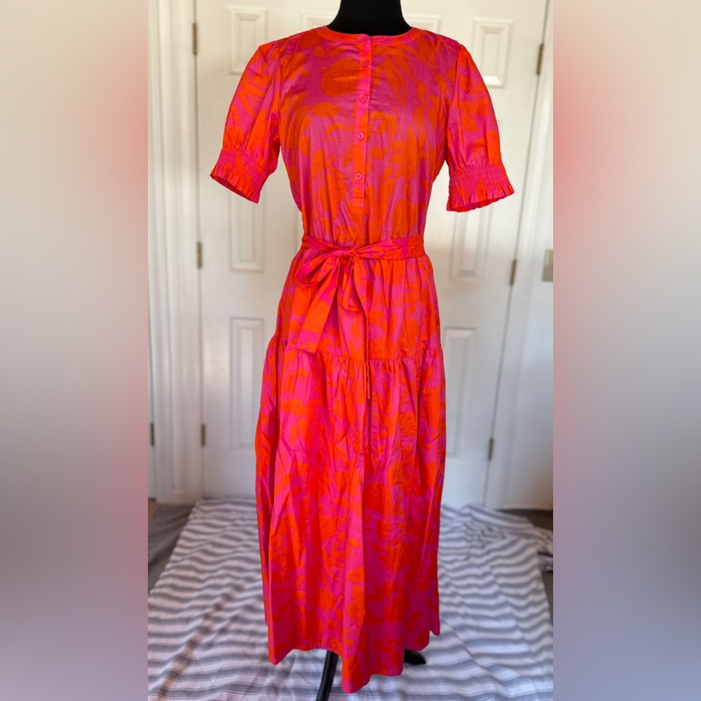 Joules NWOT tie waist maxi dress